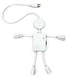 Kikkerland UL01 Electro Man 4-Plug Multi-Outlet