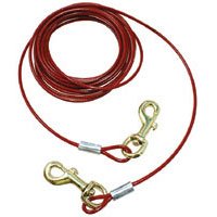 MediumWeight Tie-out Cable, 30-Feet, Red