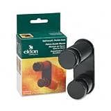 Search : Wall Mount Double Hook, Polystyrene, Screw-Mount, 1-5/8 x 4 x 3-1/4, Black