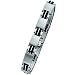8 Inch to 8 3/4 Inch Titanium Bracelet with Rubber title=