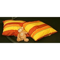 Kissen Kuschelkissen Kopfkissen Sitzkissen papaya 60x60 cm!