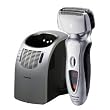 Panasonic ES8249S Men's 4-Blade (Arc 4) Wet/Dry Nanotech Rechargeable Electric Shaver with Vortex Cleaning System, Silver