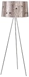 IMAGE OF Lights Up! Weegee Nickel Faux Bois Light Shade Floor Lamp