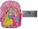 Disney Princess Backpack -Full Size School Back Pack with Crown