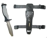 Blunt Tip Titanium Scuba Diving Knife - Sure Grip for Scuba Diving Dive Diver Divers Knives Knife Snorkel Snorkeling