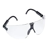 AO Safety 15100 Lexa Large Safety Glasses with Clear Lens and Black Temple by AO Safety