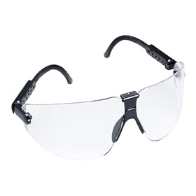 AO Safety/3M Tekk 15100 Lexa Large Safety Glasses with Clear Lens and Black Temple