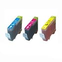 3-Pack Color Ink for CLI-221 Canon Pixma iP3600 iP4600 MP560 MP620 MX860 MP980