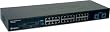 TRENDnet 26-Port Unmanaged Gigabit Switch (24 x 10/100Mbps Auto-MDIX Fast Ethernet ports  and 2 Auto-MDIX Gigabit Ports) TEG-S224 (Black Metal)