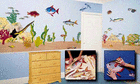 Under Sea Mural Small - Create-A-Mural