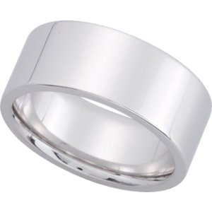 Genuine IceCarats Designer Jewelry Gift Platinum Wedding Band Ring Ring. 08.00 Mm Flat Comfort Fit Band In Platinum Size 12.5