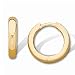 Titanium/Platinum Hinged Hoop Earrings (Pair) - 11.5 mm