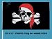 One Dozen (12) Plastic Pirate Party Flags