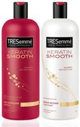 TRESEMME KERATIN SMOOTH SHAMPOO AND CONDITIONER COMBO SET 25OZ **Package May Vary**