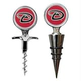 Arizona Diamondbacks MLB Cork Screw and Wine Bottle Topper Set