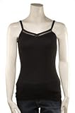 Juniors Bright Lace Trim Tank Top