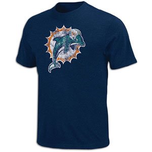 Miami Dolphins Navy Vintage Logo III T-Shirt