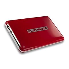 Platinum MyDrive 500 GB Externe Festplatte (6,4 cm (2,5 Zoll), USB 2.0) rot