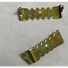 100 Brass Plated Small No Nail Sawtooth Hangers for Hardwood