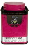 The TeaSpot Meditative Mind, White Loose Leaf Tea With Jasmine & Rosebuds 2 oz Tin