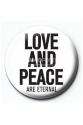 LOVE AND PEACE☆1インチ缶バッジ