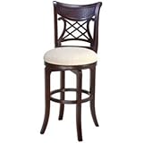 Hillsdale Glenmary Dark Cherry Swivel 30" High Bar Stool