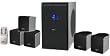 Elta 8808 CLS  5.1 Heimkino-System (2-Kanal Stereo-Eingang, PC-Adapter) schwarz/silber