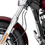 H-D Diamond-Black Braided Brake Lines 46720-09
