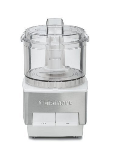 Cuisinart DLC-1SSW Mini-Prep Processor, White and Stainless