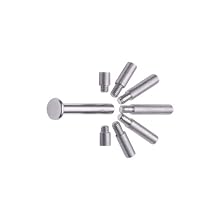 Charles Leonard Inc. Aluminum Screw Posts, 2.75 Inches Post Length, Silver, 100 per Box (3713L)