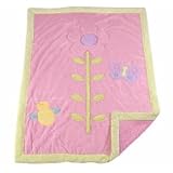 Koala Baby Plush Applique Blanket - Flower Pink by