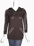 L.A.M.B. Draped Hood Pullover Sweater in Black