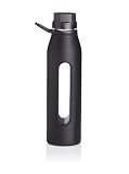 Takeya Classic Glass Water Bottle with Silicone Sleeve