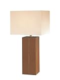 IMAGE OF Lite Source LS-2937TAN/LTR Leatherman Collection Table Lamp, Tan Leather with White Fabric Shade