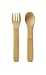 Bambu 5-1/2-Inch Kids Utensils, Natural