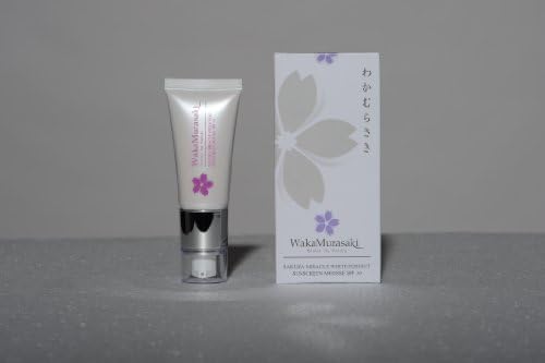 Waka Murasaki Sakura Miracle White Perfect Sunsreeen Mousse SPF 50 by Nature 30 ml.