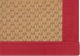Ritz Wool/Sisal Rug - Red