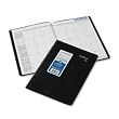 At-A-Glance Dayminder 7 7/8 x 11 7/8 Inch Black Monthly Professional Recycled Planner for 2009