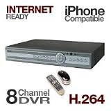 Q-See QSDR008RTC Network DVR Security System - 8 Channels, H.264, Real Time CIF Recording, Mobile phone surveillance