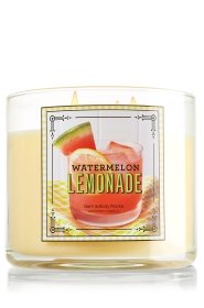 Bath & Body Works Watermelon Lemonade 3 Wick Scented Candle 14.5 Oz./411 G
