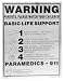 Poolmaster Basic Life Support Sign {12/CS}
