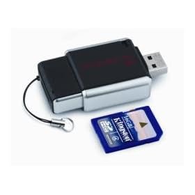 Kingston MobileLite USB 2.0 Multi-card Reader with 16 GB Class 4 SDHC Flash Memory Card FCR-MLG2+SD4/16GB
