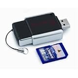 Kingston MobileLite USB 2.0 Multi-card Reader with 16 GB Class 4 SDHC Flash Memory Card FCR-MLG2+SD4/16GB