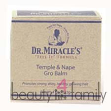 Dr. Miracle's Feel It Formula Temple and Nape Gro Balm, 4 Ounce