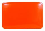 Quid - 2211023 - Lot de 6 Sets de Table - Orange Twisty - Gamme Essential - Plastique - 43 x 28 cm