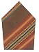 Durable Drill Weave 100% Cotton Brown and Blue Striped Napkins 22x22 Inches Set of Six