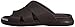 Okabashi Men's Milan Ergonomic Massaging Waterproof Sandal Shoes (Brown, 9-10)