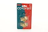 Rothley C528Ab Straight Brkt Pol. Brass 3/4in X2