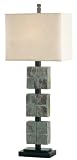 Kenroy Home Tic-Tac-Toe Slate Table Lamp