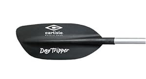 Carlisle Day Tripper Aluminum Kayak Paddle - 2 Piece (Black/Silver, 230 cm)